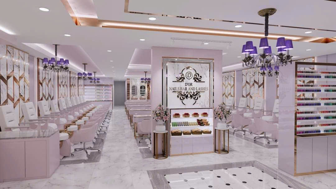 Ý Tưởng Thiết Kế Tiệm Nail - Nail salon design ideas