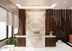 Quầy Lễ Tân Tiệm Nail